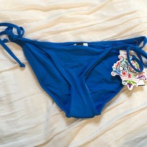 Super cute blue bikini bottom